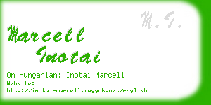 marcell inotai business card